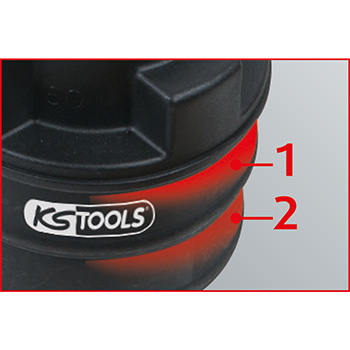 KS Tools ispitni kofer za turbo punjač vazdušnog sistema, 17-delni set 150.2520-5