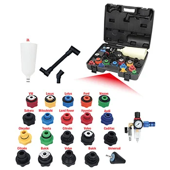 KS Tools MASTER set levak za punjenje ulja s obrtnim ugaonim krakom i adapteri, 24-delni 150.9130-1 KS Tools MASTER set levak za punjenje ulja s obrtnim ugaonim krakom i adapteri, 24-delni 150.9130-1