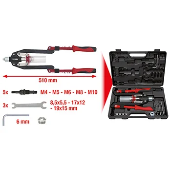 KS Tools univerzalna klešta za zakivke u 17-delnom setu 150.9630 KS Tools univerzalna klešta za zakivke u 17-delnom setu 150.9630
