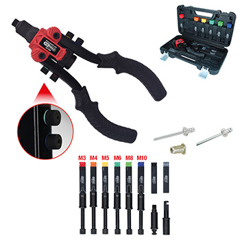KS Tools klešta za zakivke 3 u 1 u 15-delnom setu 150.9805 KS Tools klešta za zakivke 3 u 1 u 15-delnom setu 150.9805