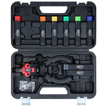 KS Tools klešta za zakivke 3 u 1 u 15-delnom setu 150.9805 KS Tools klešta za zakivke 3 u 1 u 15-delnom setu 150.9805