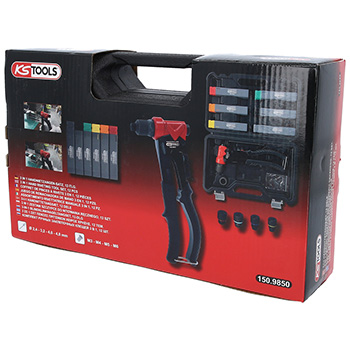 KS Tools klešta za zakivke 3 u 1 u 12-delnom setu 150.9850 KS Tools klešta za zakivke 3 u 1 u 12-delnom setu 150.9850