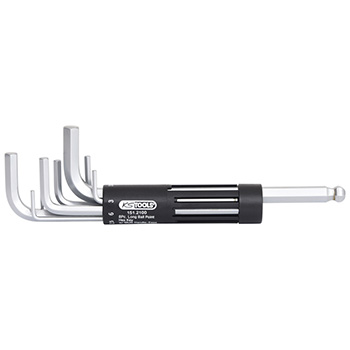 KS Tools set imbus ugaonih steznih ključeva dugih sa kuglastom glavom, 8-delni 151.2100 KS Tools set imbus ugaonih steznih ključeva dugih sa kuglastom glavom, 8-delni 151.2100