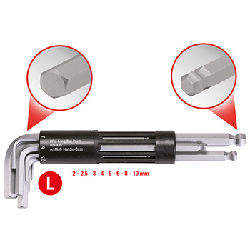 KS Tools set imbus ugaonih steznih ključeva dugih sa kuglastom glavom, 8-delni 151.2100 KS Tools set imbus ugaonih steznih ključeva dugih sa kuglastom glavom, 8-delni 151.2100