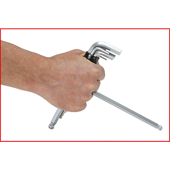KS Tools set imbus ugaonih steznih ključeva dugih sa kuglastom glavom, 8-delni 151.2100 KS Tools set imbus ugaonih steznih ključeva dugih sa kuglastom glavom, 8-delni 151.2100