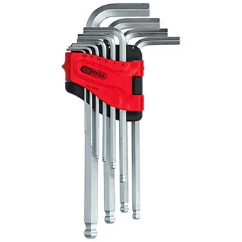 KS Tools set imbus ugaonih steznih ključeva dugih sa kuglastom glavom, 10-delni 151.5000 KS Tools set imbus ugaonih steznih ključeva dugih sa kuglastom glavom, 10-delni 151.5000