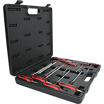 KS Tools set ključeva Torx s rupom sa T-ručkom, 9-delni 151.8160 KS Tools set ključeva Torx s rupom sa T-ručkom, 9-delni 151.8160