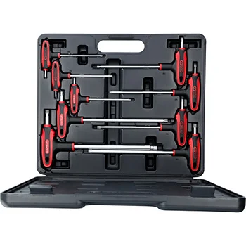 KS Tools set ključeva Torx s rupom sa T-ručkom, 9-delni 151.8160 KS Tools set ključeva Torx s rupom sa T-ručkom, 9-delni 151.8160