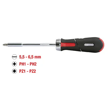 KS Tools revolver ustavljački odvijač za bitove, 7-delni 159.2051 KS Tools revolver ustavljački odvijač za bitove, 7-delni 159.2051