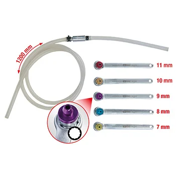 KS Tools set ključeva za odzračivanje kočnica, 6-delni 160.0725-1