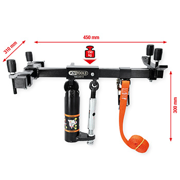 KS Tools set univerzalnih nosača prenosnika, 12-delni 160.0910-1