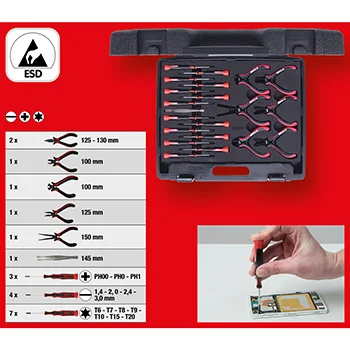 KS Tools set alata za preciznu mehaniku 21-delni 500.7190-1 KS Tools set alata za preciznu mehaniku 21-delni 500.7190-1