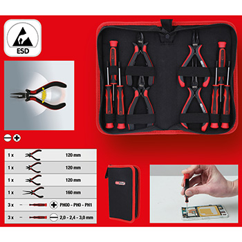 KS Tools set alata za preciznu mehaniku 10-delni 500.7220 KS Tools set alata za preciznu mehaniku 10-delni 500.7220