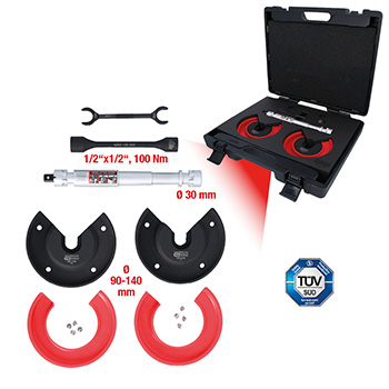 KS Tools set za Audi i Seat teleskopskih centrirnih zatezača za unutrašnje opruge, 11-delni 500.8765 KS Tools set za Audi i Seat teleskopskih centrirnih zatezača za unutrašnje opruge, 11-delni 500.8765