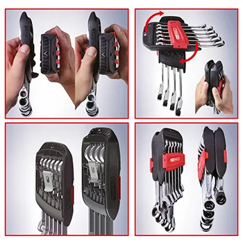 KS Tools set ustavljačkih okasto-viljuškastih ključeva 10-delni 8-19mm GEARplus 503.4250 KS Tools set ustavljačkih okasto-viljuškastih ključeva 10-delni 8-19mm GEARplus 503.4250