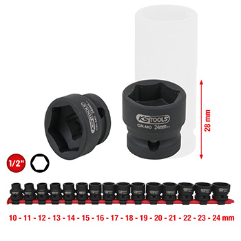 KS Tools set ekstra kratkih nasadnih ključeva 1/2 KS Tools set ekstra kratkih nasadnih ključeva 1/2