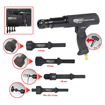 KS Tools pneumatski čekić-dleto Vibro-Impact set 6-delni 515.3880 KS Tools pneumatski čekić-dleto Vibro-Impact set 6-delni 515.3880