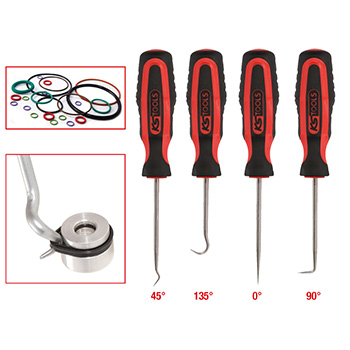 KS Tools set kukastih alata, 4-delni 550.1045 KS Tools set kukastih alata, 4-delni 550.1045