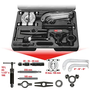 KS Tools hidraulički set skidača 2-kraki i 3-kraki, 22-delni 700.1200-1