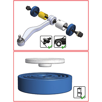 KS Tools set potisnih i zateznih čaura, 37-delni 700.1550 KS Tools set potisnih i zateznih čaura, 37-delni 700.1550