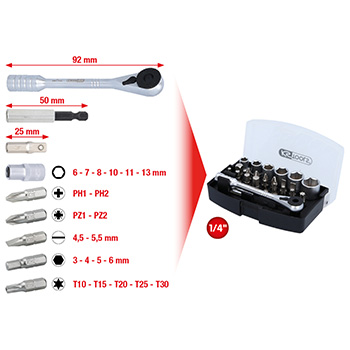 KS Tools set bitova 24 kom 911.2010-2