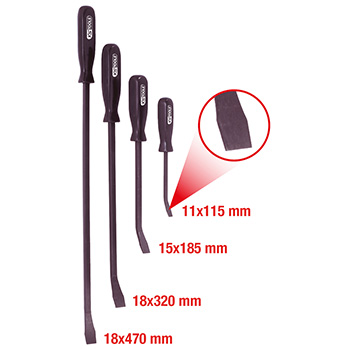 KS Tools set metalnih poluga 4-delni 911.8100 KS Tools set metalnih poluga 4-delni 911.8100