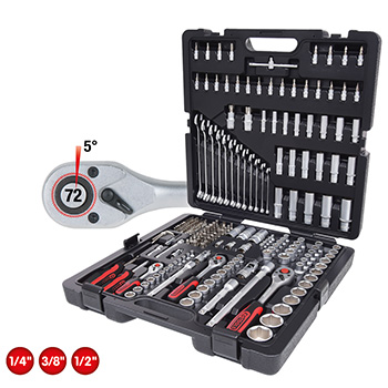 KS Tools set gedora, bitova i okasto-viljuškastih ključeva 216 kom 917.0216 KS Tools set gedora, bitova i okasto-viljuškastih ključeva 216 kom 917.0216