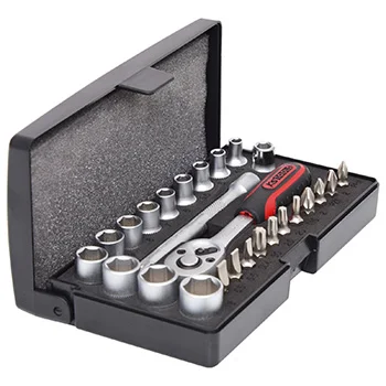 KS Tools set gedora i bitova 1/4 KS Tools set gedora i bitova 1/4