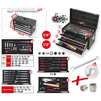 KS Tools sanduk za alat sa 1/4