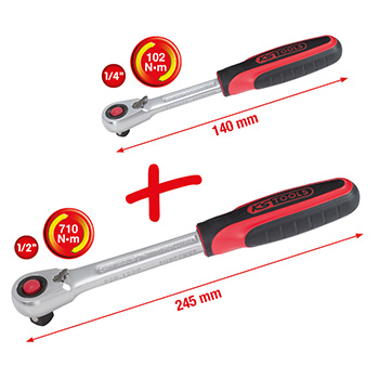 KS Tools set račvi Slimpower 2 kom 920.0002-3