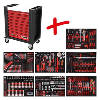 KS Tools kolica za alat PERFORMANCEplus P10 sa 8 fioka sa 397 alata 810.7397 KS Tools kolica za alat PERFORMANCEplus P10 sa 8 fioka sa 397 alata 810.7397