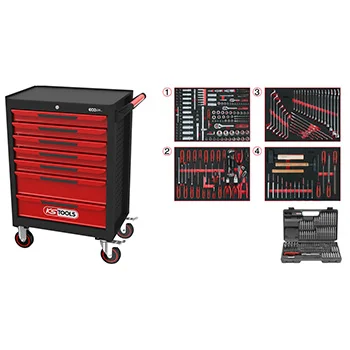 KS Tools kolica za alat ECOline sa 7 fioka sa 515 alata 897.7515 KS Tools kolica za alat ECOline sa 7 fioka sa 515 alata 897.7515