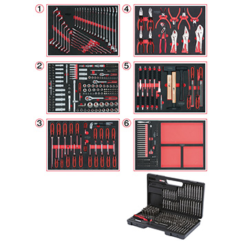 KS Tools kolica za alat ECOline sa 7 fioka sa 598 alata 897.7598-3