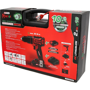 KS Tools aku bušilica odvijač 18V eMONSTER set 4/1 515.6300-8