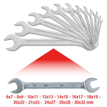 KS Tools dvostruki viljuškasti ključevi 6x7-30x32mm set 12/1 517.0125 KS Tools dvostruki viljuškasti ključevi 6x7-30x32mm set 12/1 517.0125