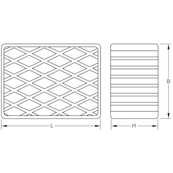 KS Tools gumena podloga za podizne platforme 05 160x120x80mm 160.0480-2