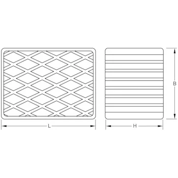 KS Tools gumena podloga za podizne platforme 06 160x120x100mm 160.0481-2