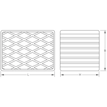 KS Tools gumena podloga za podizne platforme 07 160x120x115mm 160.0482-2