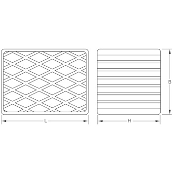 KS Tools gumena podloga za podizne platforme 10 160x120x85mm 160.0499-2