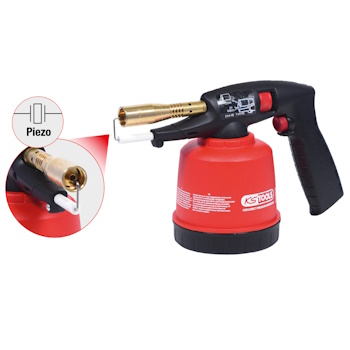 KS Tools brener-lemilica sa patronama sa Piezo-upaljačem crvena 903.5902-2
