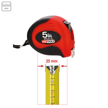KS Tools merna traka sa bravom 5m 300.0115 KS Tools merna traka sa bravom 5m 300.0115