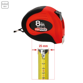 KS Tools merna traka sa bravom 8m 300.0116 KS Tools merna traka sa bravom 8m 300.0116