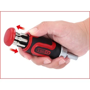 KS Tools mini odvijač sa čegrtaljkom 6u1 1/4