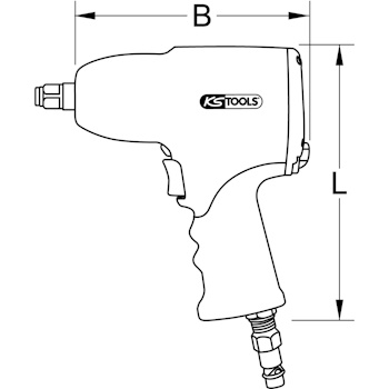 KS Tools pneumatski udarni odvijač 3/4