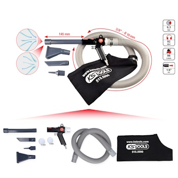 KS Tools pneumatski usisno-izduvni pištolj 145mm 515.5090 KS Tools pneumatski usisno-izduvni pištolj 145mm 515.5090