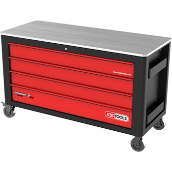 KS Tools radionička kolica sa 4 fioke PERFORMANCEplus P40 crno/crvena 873.6008 KS Tools radionička kolica sa 4 fioke PERFORMANCEplus P40 crno/crvena 873.6008
