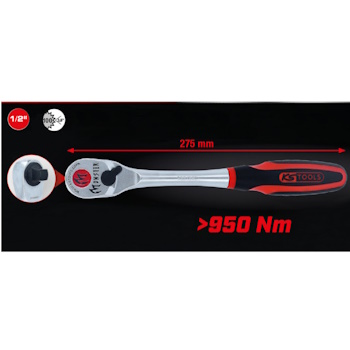 KS Tools reverzibilna čegrtaljka Monster 1/4 KS Tools reverzibilna čegrtaljka Monster 1/4