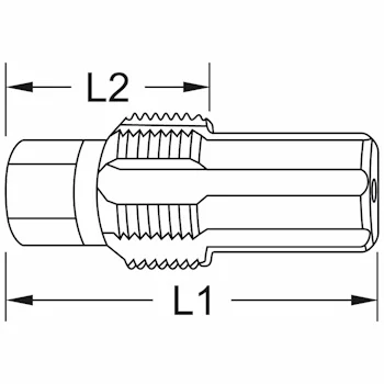 KS Tools rezač navoja sa vodećim vijcima za temperaturne senzore M12X1.25 150.2541 KS Tools rezač navoja sa vodećim vijcima za temperaturne senzore M12X1.25 150.2541
