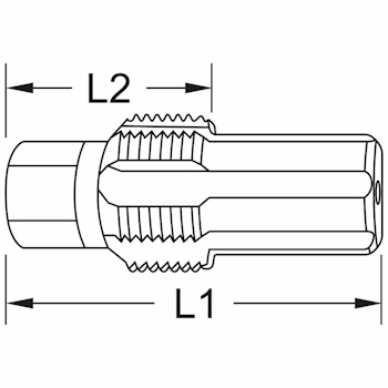 KS Tools rezač navoja sa vodećim vijcima za temperaturne senzore M20x1.5 150.2544-4