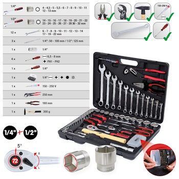 KS Tools set alata 1/4